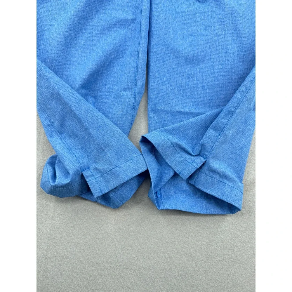 Under Armour Mens Golf Pants Blue Heathered Loose Fit 38x30 (38x29) Athleisure